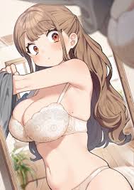 original, :<, undressing, sakura yuki (clochette), bra - Anime R34