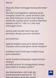Jika anda beli rumah master title yang mana geran belum pemaju sempurnakan kepada nama. Cara Tukar Nama Pada Geran Tanah Yang Pemiliknya Dah Meninggal