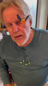 Guy in Uncle Bobby Halloween Mask