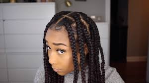 Free shipping for many products! Two Simple Ways To Make Jumbo Knotless Braids For Beginners African American Hairstyle Videos Aahv