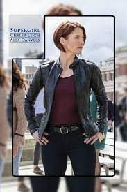 Chyler Leigh Supergirl Alex Danvers Black Leather Jacket Chyler Leigh Supergirl Supergirl Tv Supergirl Alex
