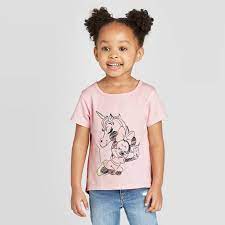 Unicorn fashion unicorn outfit unicorn shirt kids dress wear justice clothing girls fleece give your kid a present! Toddler Girls Disney Minnie Mouse Unicorn T Shirt Pink Target