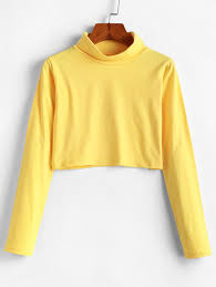 Black And Yellow Clothes Plain Turtleneck Cropped Tee Black Yellow Ad Cropped Turtleneck Plain Yellow Black Ad In 2020 Ribbed Striped Crop Top Graphic Crop Tee Crop Tee