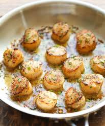 Recettes De Petoncles Grillees Au Beurre A L Ail Et Citron Spring Recipes Dinner Scallop Recipes Food