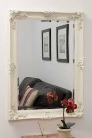 This product is a very useful and decorative piece of equipment ideal for people who love original and stylish solutions. Large Off White Ornate Antique Design Big Wall Mirror 3ft8 X 2ft8 112cm X 81cm