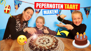 Een Mega Pepernoten Taart Maken De Lekkerste Sinterklaas Avond Ooit Dezoetezusjes Youtube