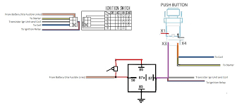 Notice on the wiring diagram that of the 10 prongs (spade connectors, called termianls) on the back, four 4 make the rocker switch lights function, while the remaining six are used for the. Push Button Ignition Wiring Diagram Wiring Diagram Steep Compact Steep Compact Pennyapp It