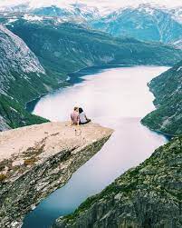 Trolltunga was formed during a series of ice ages.⁠ ⁠ on a spectacular hike, you can experience beautiful views and untouched nature. Beautiful Honeymoon Destination Inspiration Trolltunga Orda Norway Instagram Theweddingscoop Norway Honeymoon Honeymoon Destinations Honeymoon Locations