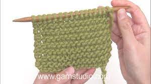 Esta página contiene un curso que enseña el alfabeto en japonés, que contengan las siguientes categorías: Garter Stitch Tutorial Video