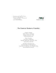 By continuing to use this site, we assume you're ok with our notice. Pdf The Empirical Analysis Of Liquidity
