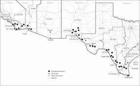 Border Patrol Interior Checkpoints Map Border Patrol Checkpoints Map My Blog With 1019 X 629 Border My Travel Trip