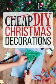 50 cheap and easy diy christmas decorations. Cheap Easy Diy Christmas Decorations The Busy Budgeter