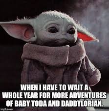 Pin By Moa Teresia On Baby Yoda And That Tin Can Man Yoda Funny Yoda Wallpaper Star Wars Memes