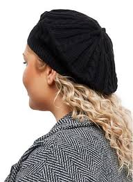 Slouchy, cabled hat worked in the round. Cable Knit Beret In 2021 Knit Beret Cable Knit Beret