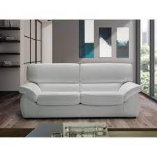 Check spelling or type a new query. Canapes 3 2 Places En Cuir Blanc Nuovo Toutystore Meuble Electromenager High Tech Jardin Et Bricolage