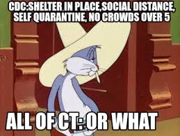 Communist bugs bunny, also known as soviet bugs bunny recently became a large meme. Meme Creator Funny Cdc Shelter In Place Social Distance Self Quarantine No Crowds Over 5 All Of C Meme Generator At Memecreator Org