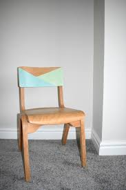 Upcycled Vintage Children S Wooden School Chair By Wagnerbirtwistle On Etsy Vintage School Chairs School Chairs Childrens Chairs