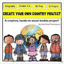 Create A Country Project Map Skills Transportation Activities Social Studies Projects