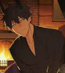 earrings, open collar, collared shirt, 1boy, male focus - Anime R34