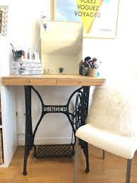 creez votre superbe coiffeuse vintage coiffeuses vintage tables de machine a coudre coiffeuse