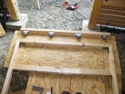 Drei Weitere Arbeitsreiche Wochen Sind Vergangen Und Diese Haben Begonnen Mit Der Lieferung Des Materials Osb Schiebetur Bauen Holztur Gartenhaus Schiebetur