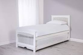 One can get it at a very simple price in india. 3ft Single White Duet Bed Trundle With Mattresses Bb Furniture Store