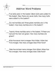 Members can add this to their file cabinet. Grade 1 Word Problems Worksheets