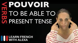 pouvoir to be able to present tense french verbs conjugated by learn french with alexa