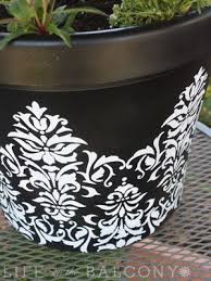 Black And White Pot Painting Ideas Good Ideas For You Various Crafting Ideas Flower Pots Container Gardening Planters
