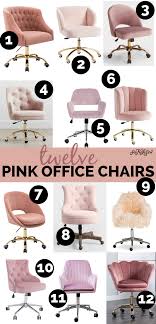 12 Pink Rolling Office Chairs For Your Sewing Room See Kate Sew Pink Office Chair Pink Home Offices Pink Office