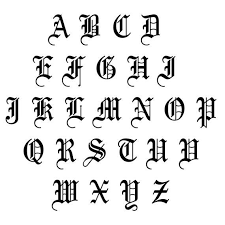 You might find it as one of a familiar place in which you will get your tattoo, especially old english lettering tattoo. Old English Lettering Decals Old English Tattoo Old English Font Tattoo Old English Letters