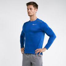 Nike Mens Dri Fit Miler Long Sleeve Running T Shirt