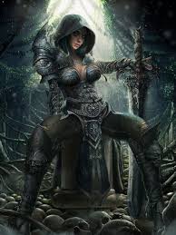 Bone Shadow Elf Kyu Yong Eom Fantasy Art Warrior Fantasy Girl Fantasy Art