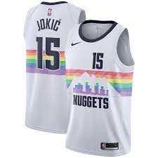 Officially called the rise of the rainbow, read more about these new nuggets jerseys here. Pin By Ethan Baer On Basketball White City Denver Nuggets Jersey