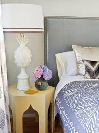 Flip the headboard over onto the fabric. How To Upholster A No Sew Headboard Hgtv