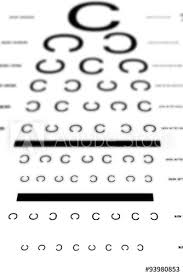 An Eye Sight Test Chart Buy This Stock Illustration And