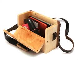 Five Unusual Objects Made From Wood Wooden Bag Wooden Purse Wooden Accessories