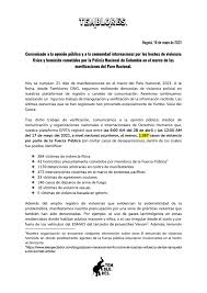 El comité nacional de paro reitera su decisión de que el paro nacional seguirá toda esta semana y. L0hx7 Fq8y9x8m