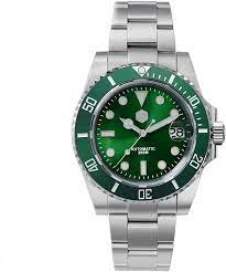 Die insel hat einen annähernd rechteckigen grundriss, mit einer länge von 460 metern, einer breite von 390 metern und einer fläche von 17,6 hektar. Amazon Com San Martin Diver Ghost Luxury Watch Sapphire Crystal Men Automatic Mechanical Watches Ceramic Bezel 20bar Luminous Dial With Date Window Green Clothing Shoes Jewelry
