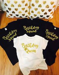Teenager Birthday Clothes For Girls Cool Party Themes For Teens Birthday Outfit For Teens Birthday Girl Shirt Birthday Squad Shirts