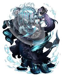 Little Mermaid Half Nightmare Job Art From Sinoalice Art Artwork Gaming Videogames Gamer Gameart Fantasy Character Design Anime Art Conceptual Artwork