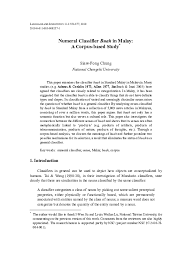 Here are all the possible meanings and translations of the word federated malay after the liberation of malaya due to the japanese surrender, the federation was not restored. Pdf Numeral Classifier Buah In Malay A Corpus Based Study Ong Cw Academia Edu