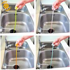 You will need to ensure a tight seal around the plunger. Lucky Kitchen Sink Drain Cleaner Bathrooms Removal Clog Hairs Dredge Tool Shopee Philippines
