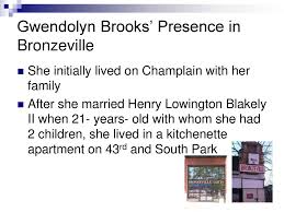 Gwendolyn brooks american literature analysis last updated on may 5, 2015, by enotes editorial. The Life Of The Amazing Gwendolyn Brooks Ppt Download