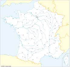 Carte de france principales villes et fleuves. Cartes Des Fleuves Et Rivieres De France Quiz Educatifs