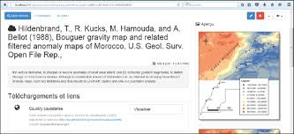 Screenshot Of The Geo Catalogue Representing The Chart Of