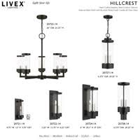 Schonbek designs include beautiful crystals and their contemporary, luxury lighting fixtures are prismatic and striking. Livex Lighting 20725 14 Hillcrest 5 Light 26 Inch Textured Black Outdoor Chandelier