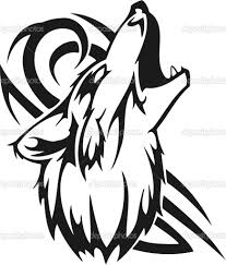 Howling Wolf Stock Vector C Sergey Prygov 1870477 Native American Wolf Wolf Howling Tribal Wolf Tattoo