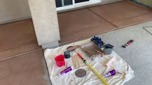 Painted our porch with this product called granite grip. Part 1 Behr Granite Grip Application Youtube