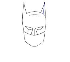 To properly depict the face of bruce wayne (by the way, we have a lesson about how to draw the batman head) you will need to depict two simple lines intersecting in the center of the head. 21 Batman Face Steps Ideas Batman Drawing Batman Easy Drawings